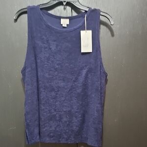 a new day Navy Tank Top